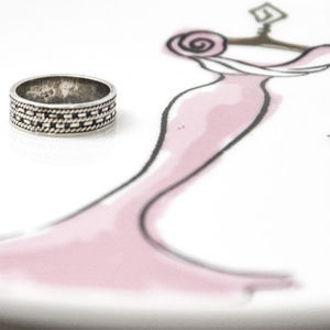 Vintage Sterling Silver Band Ring